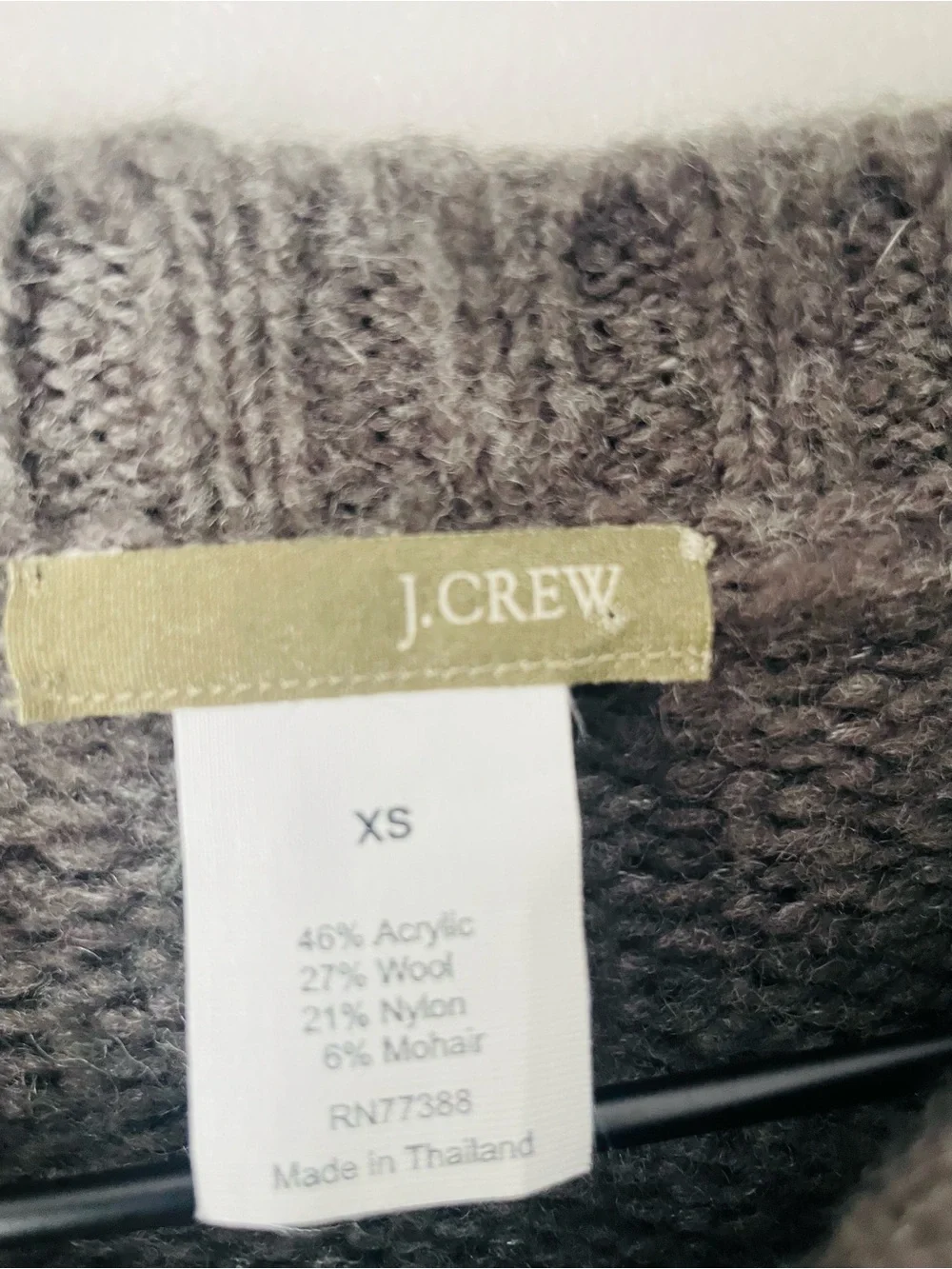 J. Crew Cozy Fair Isle Crewneck Sweater - Gray